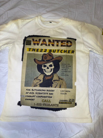THE22 BUTCHER Cream Most Wanted Shirt