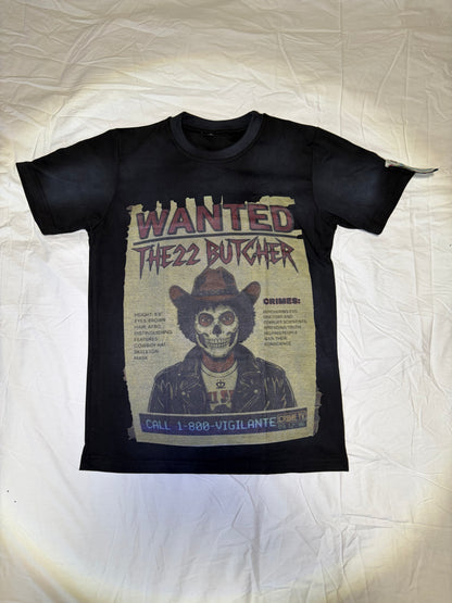 THE22 BUTCHER Black Most Wanted Shirt