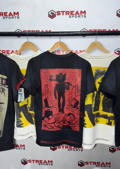 THE22 BUTCHER Black and Red Shirt (New York City's Most Wanted)
