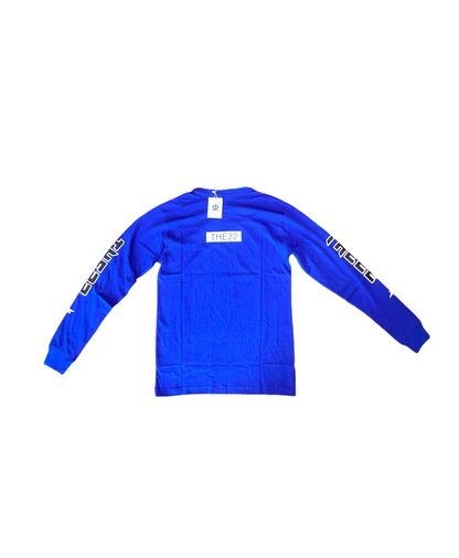 'DAWN OF THE22' Longsleeve T-Shirt Blue