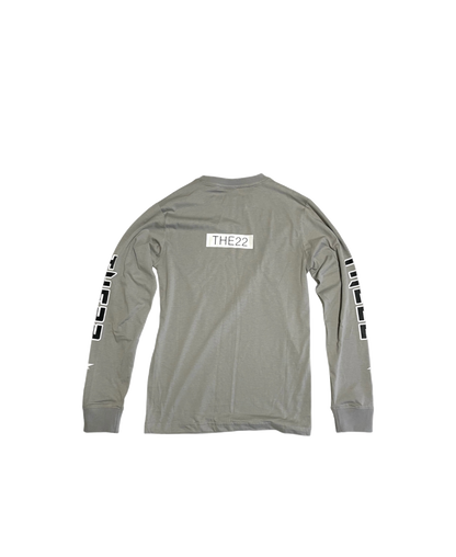 'DAWN OF THE22' Longsleeve T-Shirt Grey