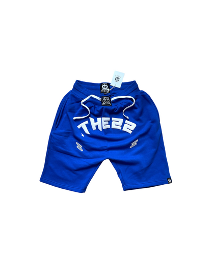 'DAWN OF THE22' Shorts Blue