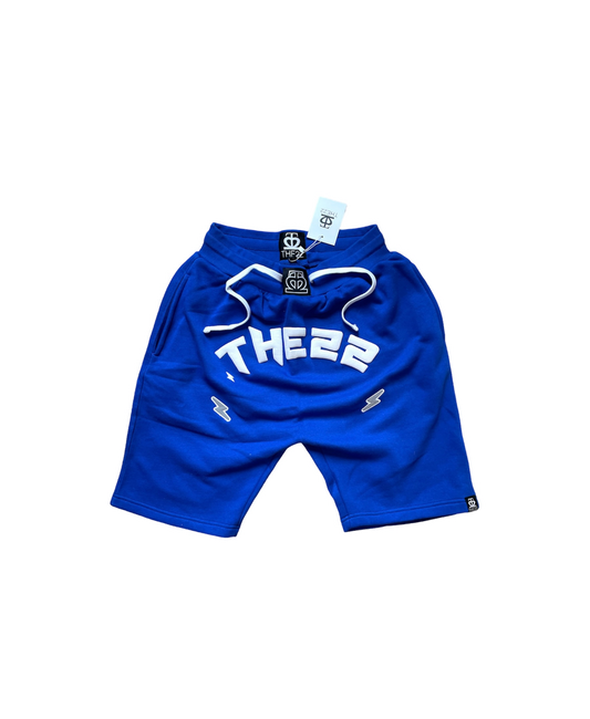 'DAWN OF THE22' Shorts Blue