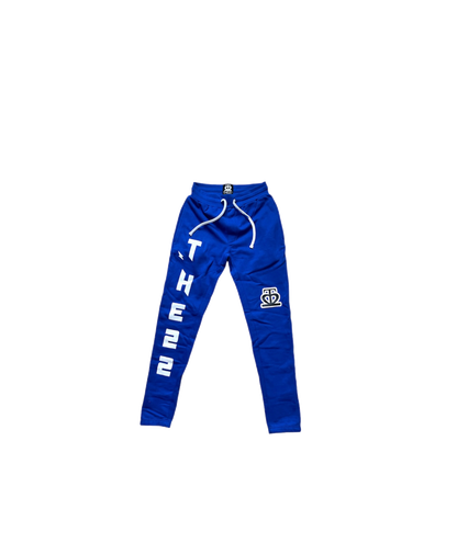 'DAWN OF THE22' Sweatpants Blue