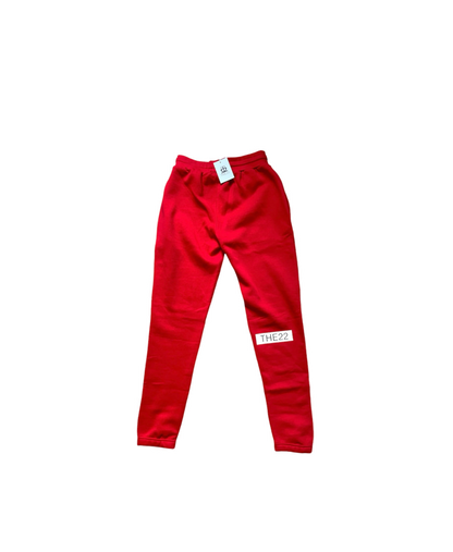 'DAWN OF THE22' Sweatpants Red